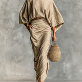 Paula - Long Sleeve Skirt Set