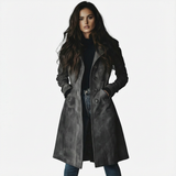 Giulia | Long Suede Coat