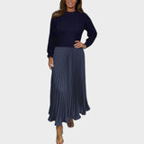 Anabela | Sweater and Pleated Skirt Set