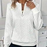 Nora | Zip-Up Knit Pullover