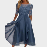 Gabhi – Midi Dress with Lace Details