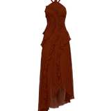 Pleated Evening Dress