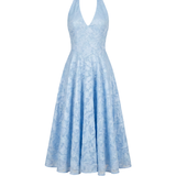 Dress with Pleated Line
