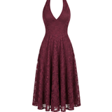 Dress with Pleated Line