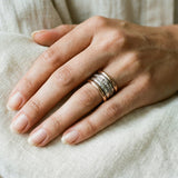Thick Layered Vintage Gold Ring