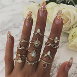 Exclusive premium set of 8 to 12 rings