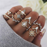 Exclusive premium set of 8 to 12 rings