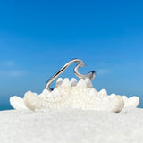 Silver Ring "Wave of the Sea"