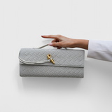 Melanie Classic Suede Shoulder Bag