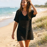 Striped Fabric Cover-Up