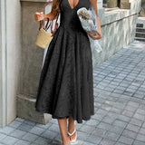 Dress with Pleated Line