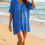 Striped Fabric Cover-Up
