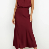 Satin Curtain Dress