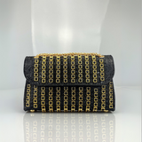 Alba | Chic Shoulder Bag with Chain and Colorful Diamonds