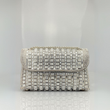 Alba | Chic Shoulder Bag with Chain and Colorful Diamonds