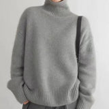 Eleanor | Cable Knit Roll Neck Jumper