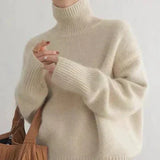 Eleanor | Cable Knit Roll Neck Jumper