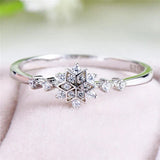 Snowflake Ring in Silver