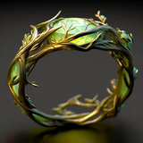 Nature Ring Green Opal