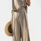 Lauren Wide Leg Two-Piece Set