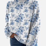 Irene – Artistic Turtleneck Sweater