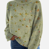 Natalia – Artistic High Neck Sweater