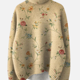 Clara – Artistic High Neck Sweater