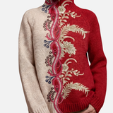 Cristina – Artistic High Neck Sweater
