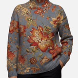 Isabel – Artistic High Neck Sweater
