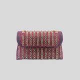 Alba | Chic Shoulder Bag with Chain and Colorful Diamonds