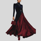 Lira - Bicolor Long Dress