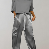 Alicia | Soft as Silk Lounge Cargo Set