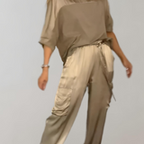 Alicia | Soft as Silk Lounge Cargo Set