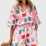 Paula Pink Print Set