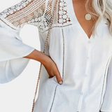 Sunwoven Lace Blouse