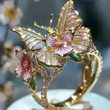 Nature's Butterfly Sparkling Earring with Zirconia