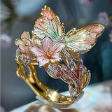 Nature's Butterfly Sparkling Earring with Zirconia