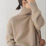 Eleanor | Cable Knit Roll Neck Jumper