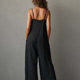 Inés | Relaxed Wide-Leg Jumpsuit with Pockets
