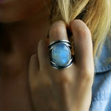 Magic Ring with Moonstone