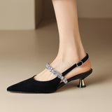 Elegant Low Heel Shoes Crysel