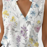 Yariela Soft Summer Top with V-Neck