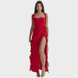 Amira - Dark Plum Long Dress