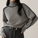 Marjorie | Ribbed Roll Neck Jumper