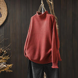 Harriet | Chunky Cable-Knit Roll Neck Jumper