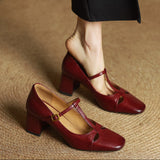 Elora High Heels in Genuine Leather