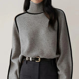 Marjorie | Ribbed Roll Neck Jumper