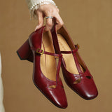 Elora High Heels in Genuine Leather