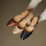 Authentic Leather Heels Valery