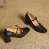 Elora High Heels in Genuine Leather
